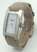 A Montblanc Profile Elegance Ladies Watch. Stainless steel case - 23mm. Mother of pearl effect dial.