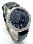 A Oupinke Starry Sky Automatic Gents Watch. Black leather strap. Stainless steel case - 41mm. Dark