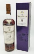 The Macallan 1996 18 years old premium single malt Scotch Whisky, matured exclusively in hand-picked