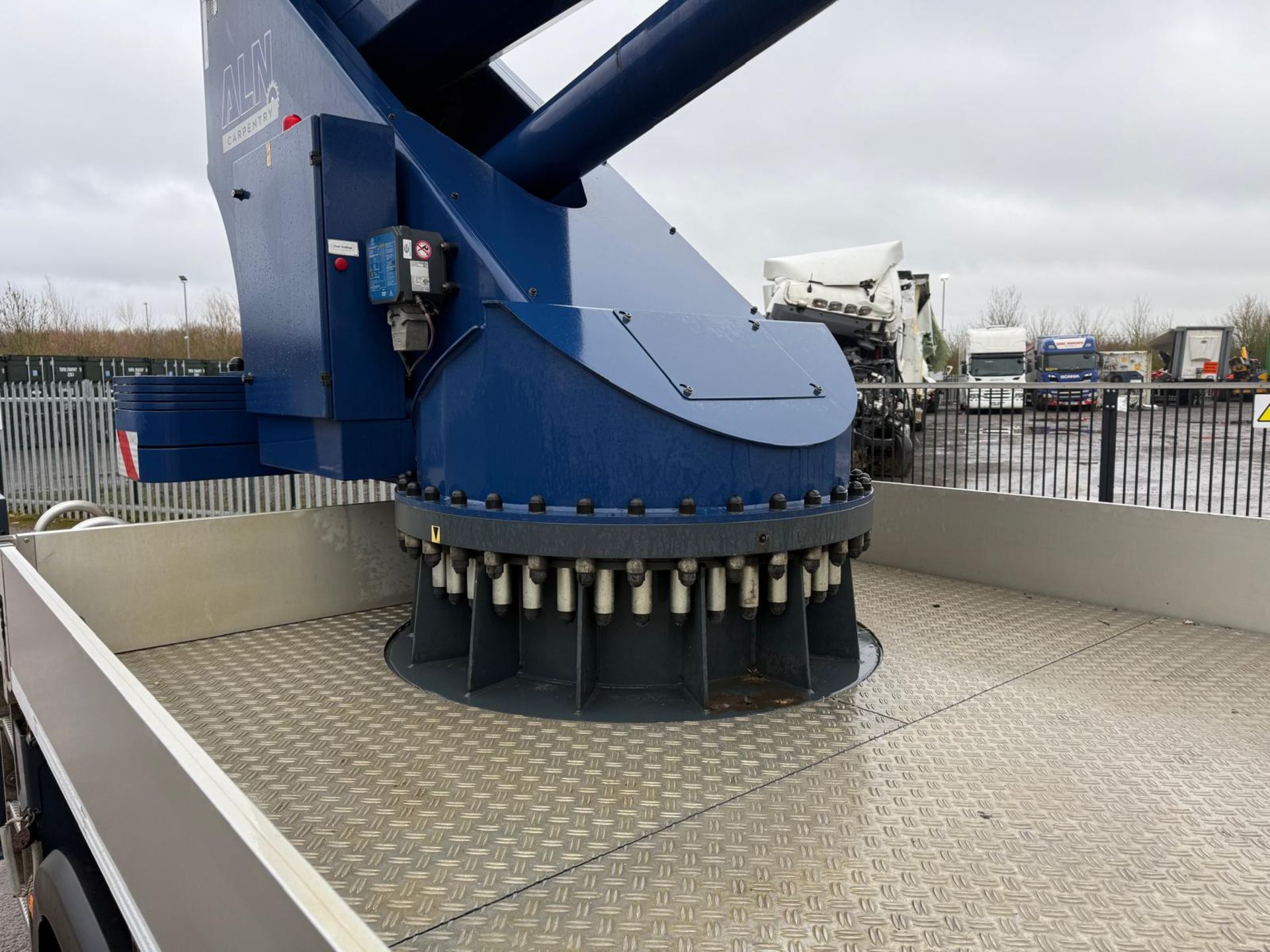 BOKER AK46 CRANE ON MERCEDES ACTROS BODY 48 METER WITH EXTRA FLY JIB ...