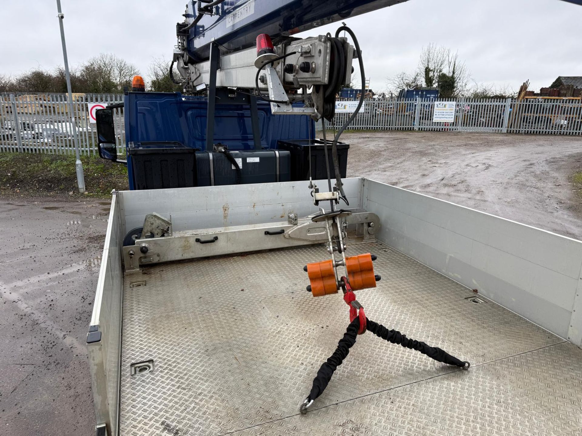 BOKER AK46 CRANE ON MERCEDES ACTROS BODY 48 METER WITH EXTRA FLY JIB ...