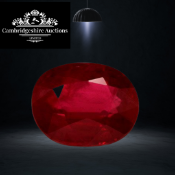 Red Ruby Oval Shape EyeClean Clarity 8.20 Carat