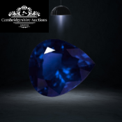 Blue Sapphire Pear Shape EyeClean Clarity 2.16 Carat