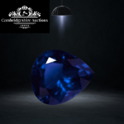 Blue Sapphire Pear Shape EyeClean Clarity 2.25 Carat
