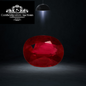 Red Ruby Oval Shape EyeClean Clarity 2.90 Carat