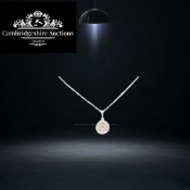 Round Brilliant Cut Round Shape 1.00 Carat Natural Diamond Pendant & Chainset