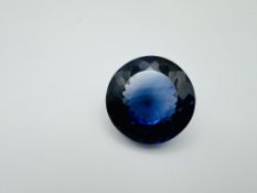 Natural Sapphire Excellent Round Blue 33.55ct - Certificated