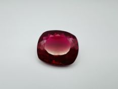 Natural Ruby Excellent Cushion Blood Red 51.00ct - Certificated