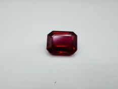 Natural Ruby Excellent Emerald Red 29.80ct - Certificated