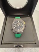 HUBLOT BIG BANG UNICO GOLF GREEN CARBON LIMITED EDITION 45MM WATCH 2024