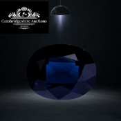 Blue Sapphire Oval Shape EyeClean Clarity 5.85 Carat