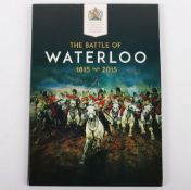 Battle of Waterloo, 1815-2015, 14ct gold Duke of Wellington coin (7g), with five replica bronze