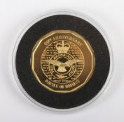 9ct Gold, Alderney, Elizabeth II, One Pound, 2020, Battle of Britain coin, (2.75g)