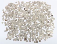 A large quantity of USA pre-1964 silver Dimes, 'Roosevelt Silver Dime', 2.18kg equating to circa 872