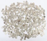 A large quantity of USA pre 1964 silver Quarters, 'Washington Silver Quarter', 2.9kg equating to