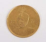 Iran, 1 Toman, Gold, 2.86g