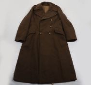 WW2 British Army Great Coat, 1939 Pattern, Bedfordshire Regiment