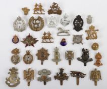 Various mainly British Army Cap & Collar Badges