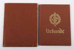 Third Reich SA Sports Award Book