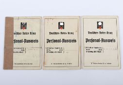 Third Reich German Red Cross Membership Cards
