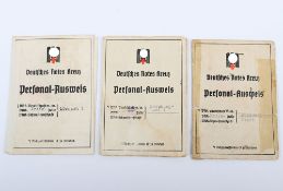 Third Reich German Red Cross Membership Cards