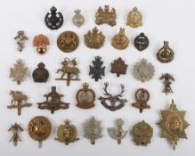 Selection of British, Canadian Military Cap Badges