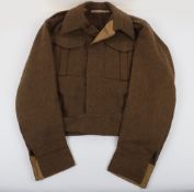 WW2 British Battle Dress Serge, Early war Example, 1940.
