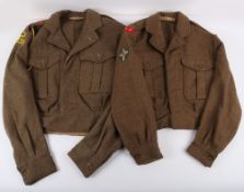 Two Army Cadet Force Battle Dress Blouses.