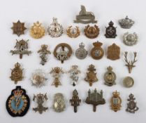 Collection of British Military Cap, Collars & anodised Badges