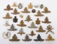 Assortment of mainly British Military Cap Badges.