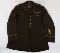 WW2 US Army Air Force, USAAF Officers Class 'A' Tunic, British Made.