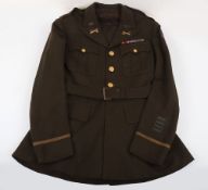 WW2 US Army Officers Class 'A' Tunic, British Made.