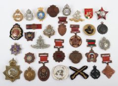 Small Job Lot of Cap Badges and Chinese Medals.