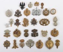 Small Selection of British Military Cap & Collar Badges