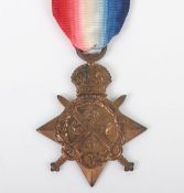 A single 1914 Star medal to the King’s Royal Rifle Corps