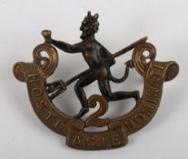 Canadian 90th Winnipeg Rifles Officers Cap Badge