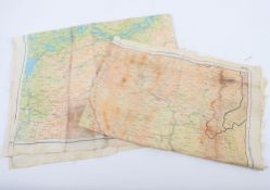 WW2 RAF Silk Escape Maps