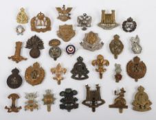Grouping of British Military Cap & Collar Badges
