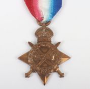 A Great War 1914-15 Star medal to the East Kent Regiment