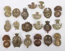 Grouping of British Army Restrike Glengarry Badges