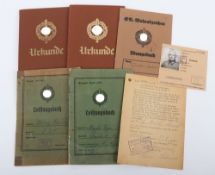 Third Reich SA Sports Documents
