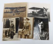 WW1 RFC Photographs, James McCudden VC, DSO & Bar, MC & Bar, MM