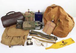 WW1 British 08 Pattern Water Bottle and Large Pack.