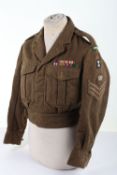'Foresters' Battle Dress Blouse, 49th Division.