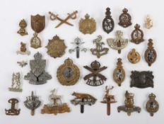 Selection of British Military Cap & Collar Badges