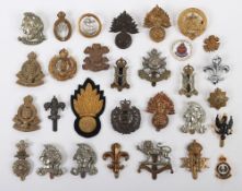 Brass & Blackened Brass, The 20th Hussars & The Royal Army Ordnance Corps Cap Badges