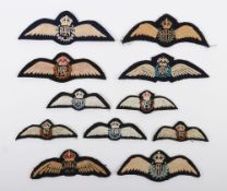 WW2 RAF and Commonwealth Pilots Wings