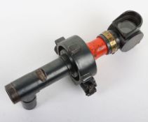 WW1 German Artillery Sighting Scope. Brass and steel scope with good optics and sight lines, stamped