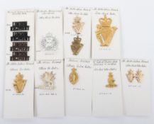 Selection of Badges to the Ulster Defence Regiment, Wessex Regiment & the London Regiment.