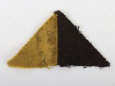 WW2 Scarce 109th (Royal Sussex Regiment) Light Anti-Aircraft Woven Formation Badge. Two piece felt